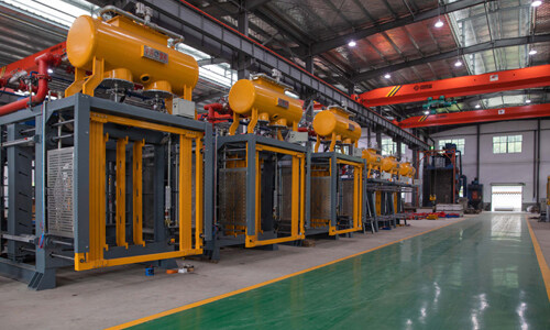 Working principle of EPS semi-automatic forming machine